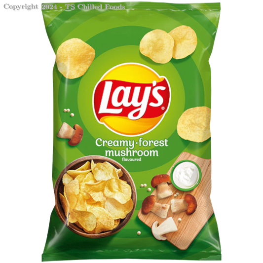 LAYS CREAMY FOREST MUSHROOM 130gx21