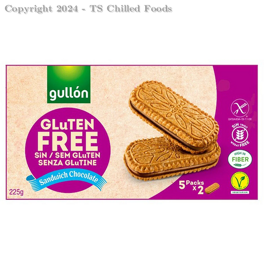 GULLON GLUTEN FREE SANDWICH CHCOLATE 225G