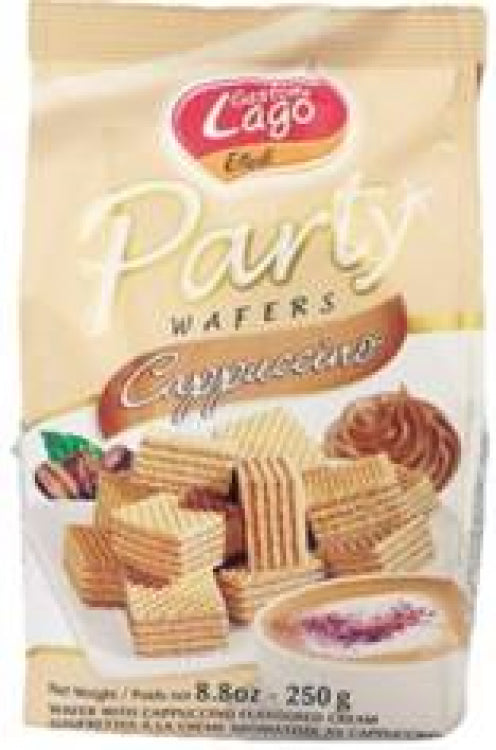 LAGO PARTY WAFER CAPPUCCINO 10 X 250G