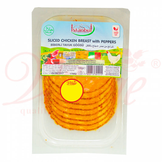 BM ISTANBUL SLICED CHICKEN BREAST WITH PEPPERS 130G PM 2.99 (10)