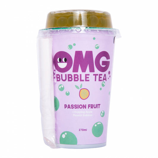OMG BUBBLE TEA PASSION FRUIT 10X270ML