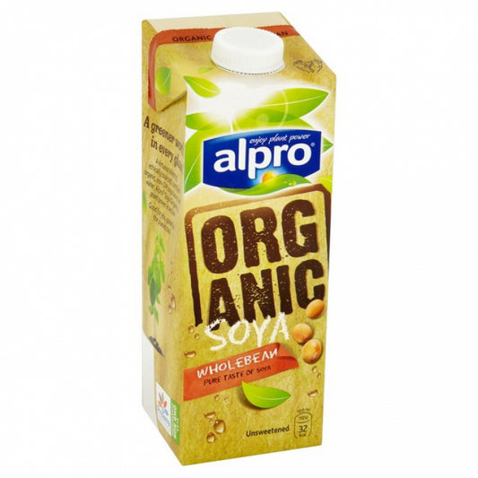 ALPRO ORGANIC UNSWEETENED MILK 8X1L