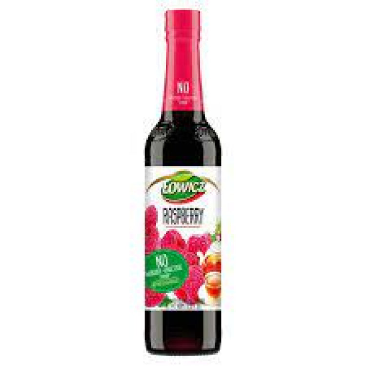 LOWICZ SYRUP RASPBERRY  6 X 400 ML