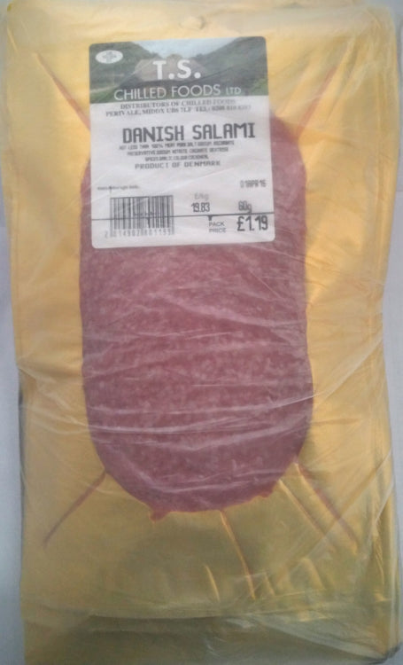 BM B DANISH SALAMI 6X70G (pm 2.29)