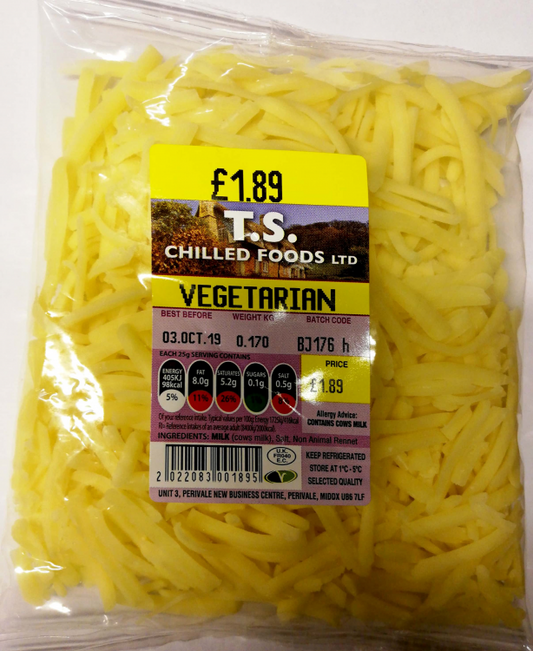 AA GRATED VEGETERIAN 170G PM 1.99