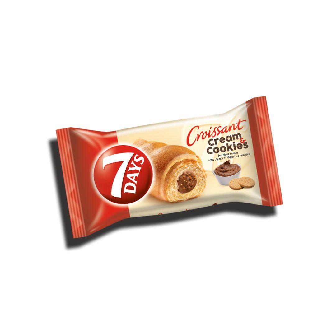 7 DAYS CROISSANT COOKIES & CREAM 20X80G