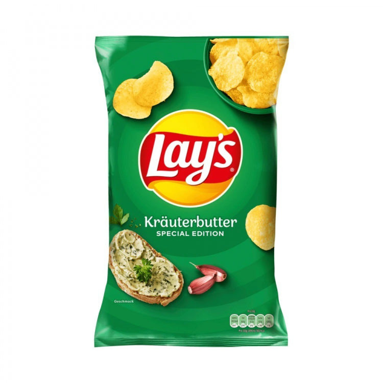 CT LAYS HERB BUTTER FLAVOUR 150GX9