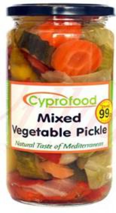 CYPROFOOD PICKLED MIXED VEGETABLES JAR 6X500CC
