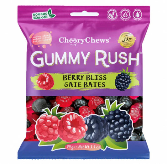 GUMMY RUSH BERRIES 12X90G (HALAL)