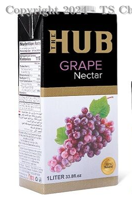 THE HUB GRAPE NECTAR 12X1L