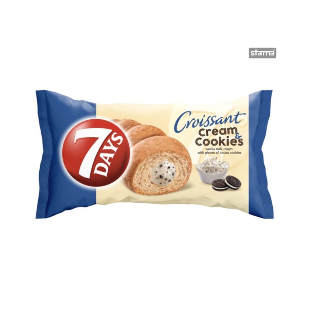 7 DAYS CROISSANT COOKIES & CREAM OREO 20X80G