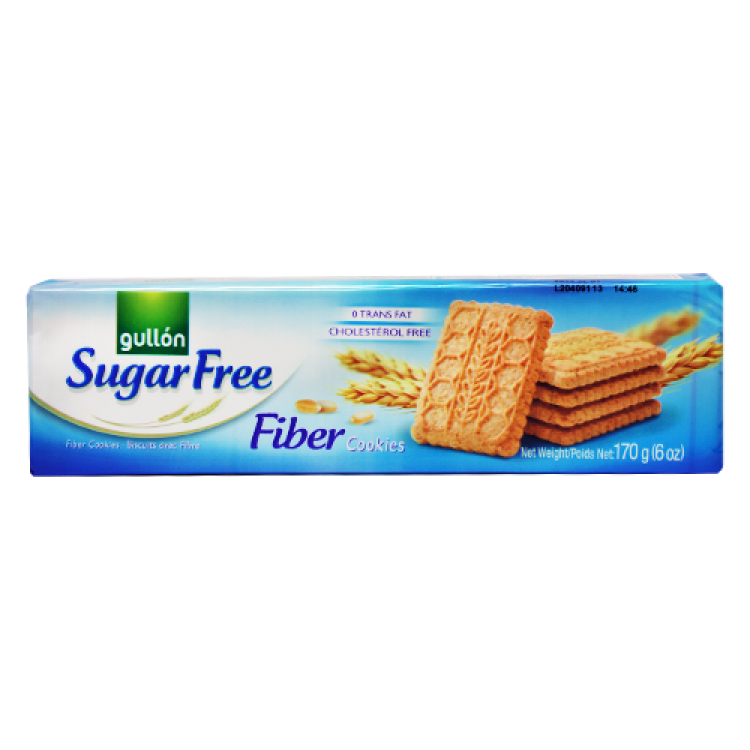 GULLON FIBER BISCUIT SUGAR FREE 170G