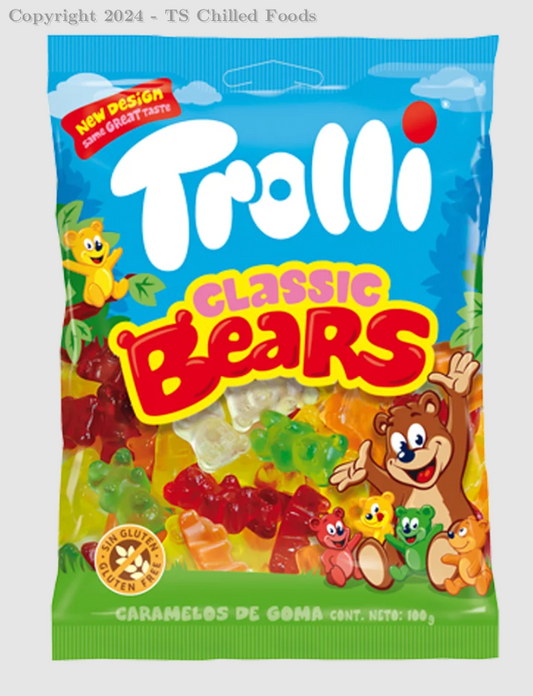 TROLLI CLASSIC BEAR 30x100g(HALAL)
