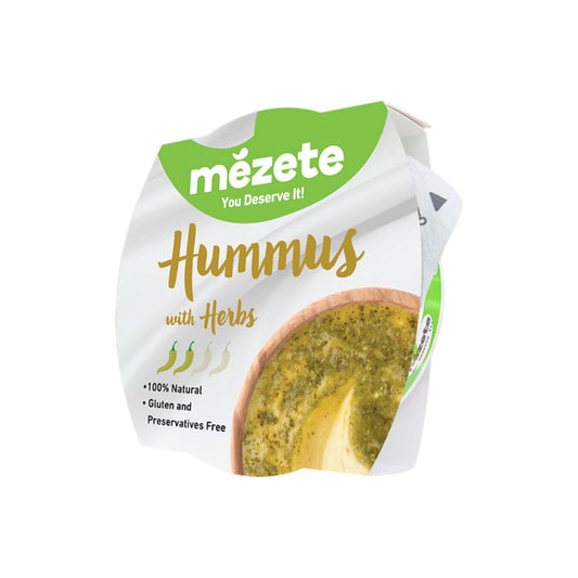 MEZETE HUMMUS WITH HERB 215G X6