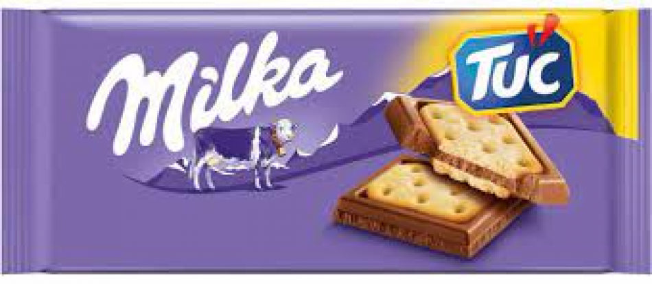 MILKA CHCOLATE SANDWICH MINI TUC 18X87G