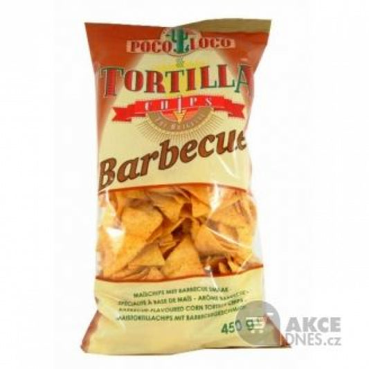CT TORTILLA CHIPS LARGE BBQ 12X450G