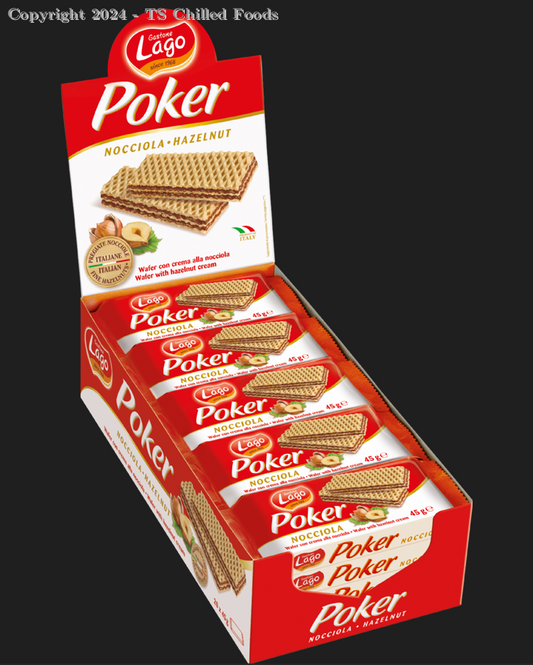 LAGO POKER WAER HAZELNUT 20 x 45g