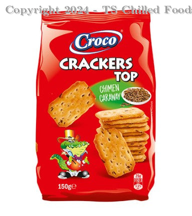CROCO CRACKERS TOP CHIMEN CARAWAY (CUMIN) 150G