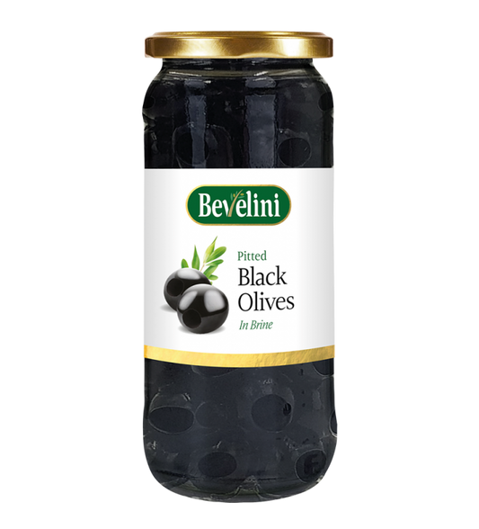 BEVELINI PITTED BLACK OLIVE (SPAIN) 12 X340G