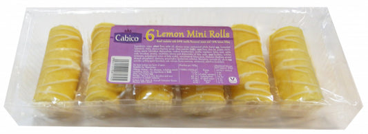 CABICO LEMON MINI ROLLS 150G