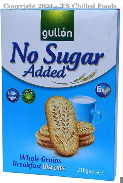 GULLON WHOLE GRAINS BREAKFAST BISCUIT 216G