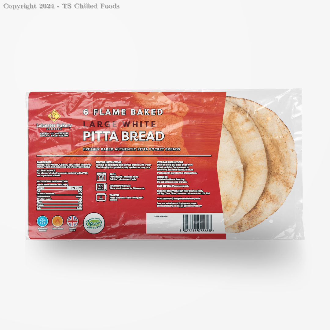PITTA POCKETS WHITE