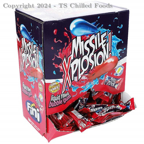 FINI MISSLE EXPLOSION BUBBLE GUM (200pcs)