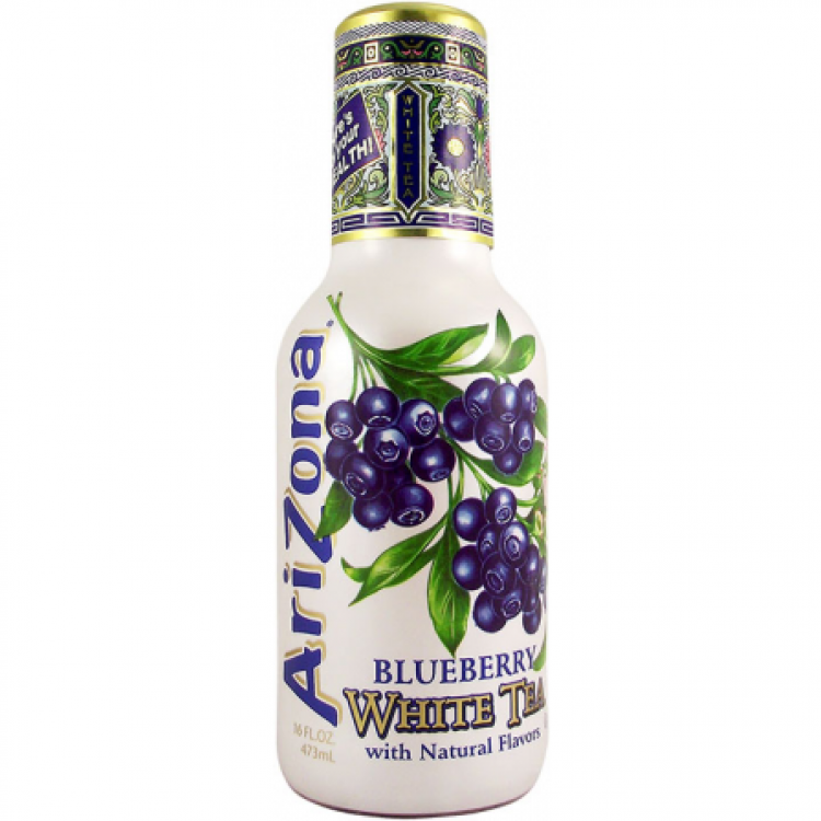 ARIZONA BLUEBERRY WHITE TEA 6x500ML