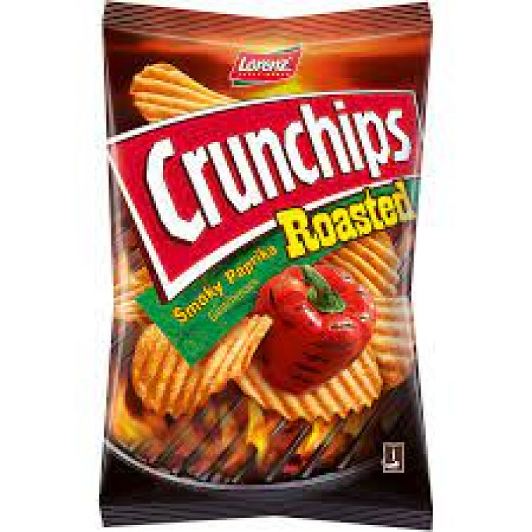 LORENZ CRISPS SMOKEY PAPRIKA  10X120G