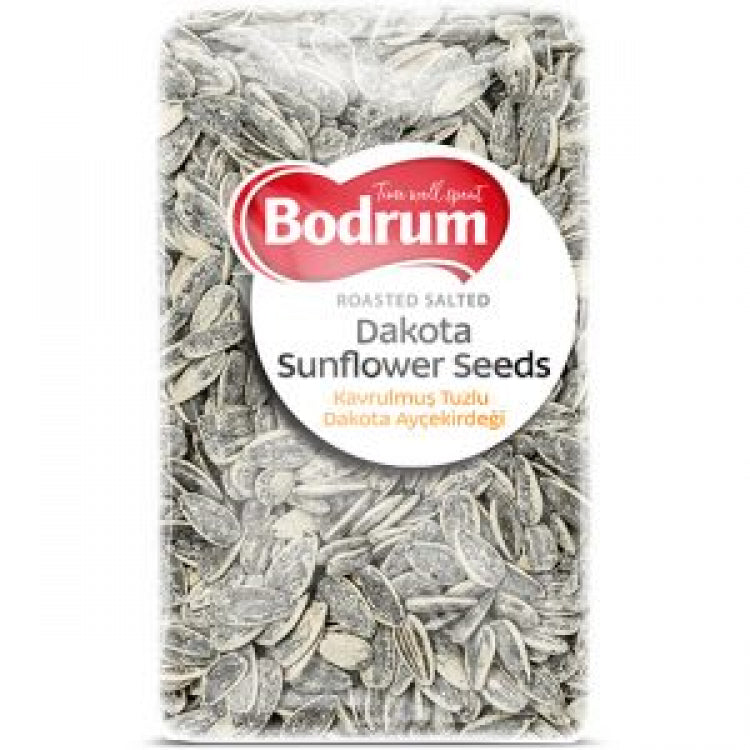 BODRUM DAKOTA SUNFLOW SEEDS SALT FREE 12X150G
