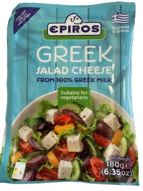 AA GREEK SALAD CHEESE EPIROS 180G (10) PM 2.99