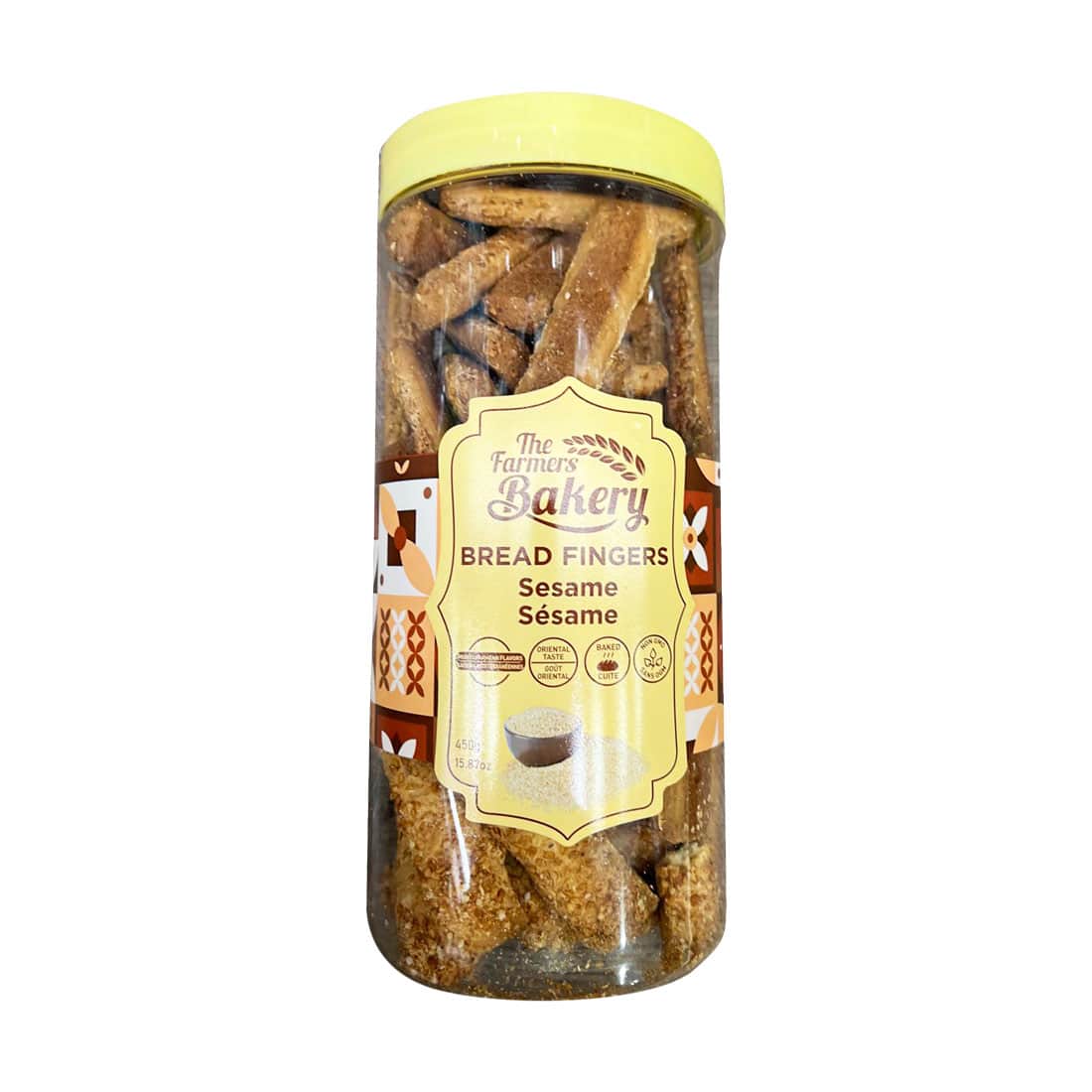 THE FARMERS BAKERY BREAD FINGERS SESAME 450G