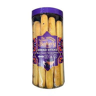THE FARMERS BAKERY BREAD STICKS BLACK SEEDS 350G