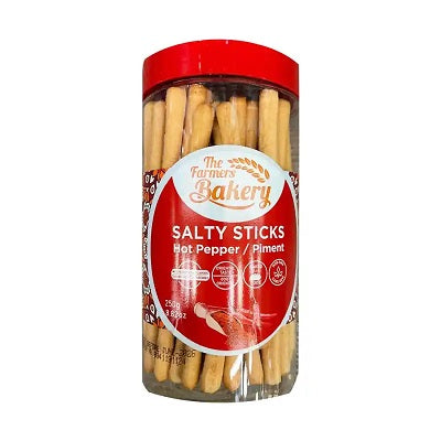 THE FARMERS BAKERY SALTY STICKS HOT PEPPER 250G