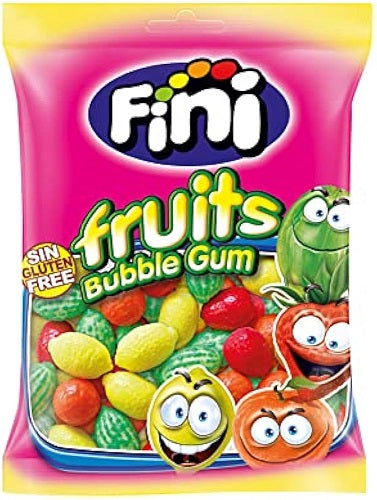 FINI FRUITS BUBBLE GUM 12x75gm (HALAL)