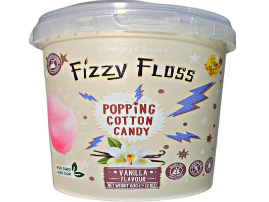 CHEERY CHEWS FIZZY FLOSS VANILLA 60G