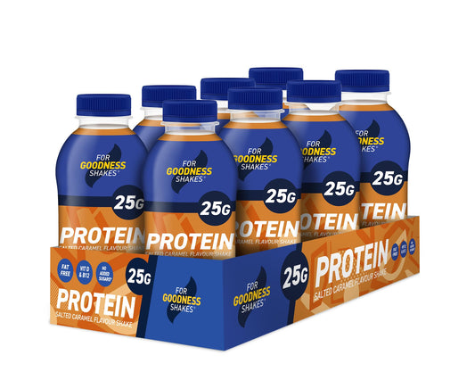 PROTEIN GOODNESS SHAKES SALTED CARAMEL 8X435ML
