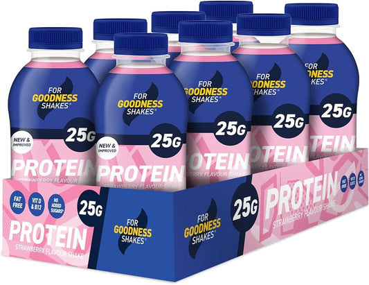 PROTEIN GOODNESS SHAKES STRAWBERRY 8X435ML