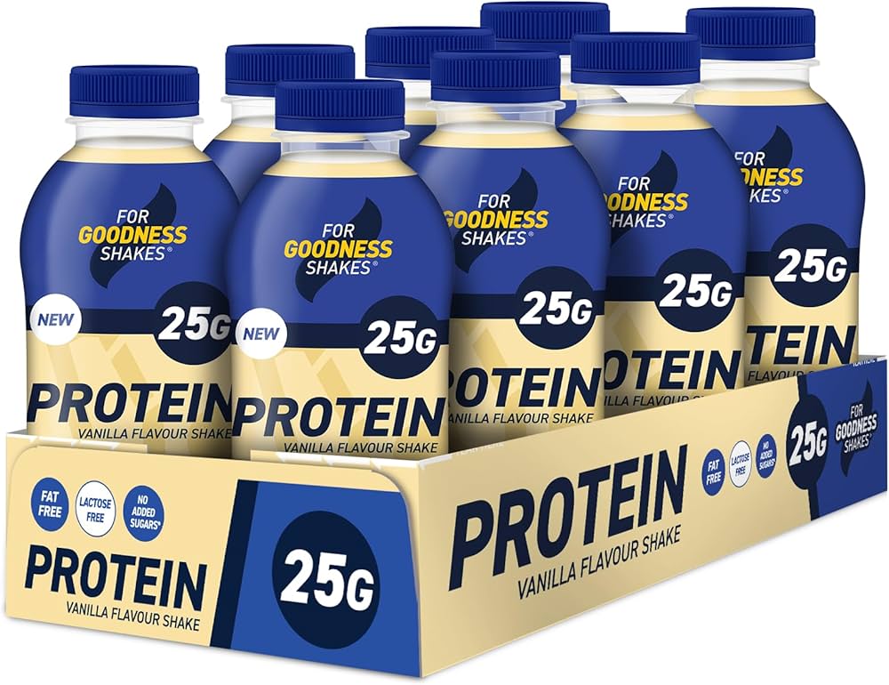 PROTEIN GOODNESS SHAKES VANILLA 8X435ML