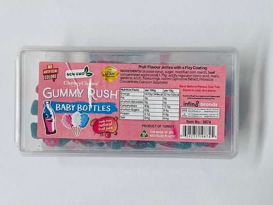 GUMMY RUSH BABY BOTTLE GUMMY 175G (TUB) HALAL