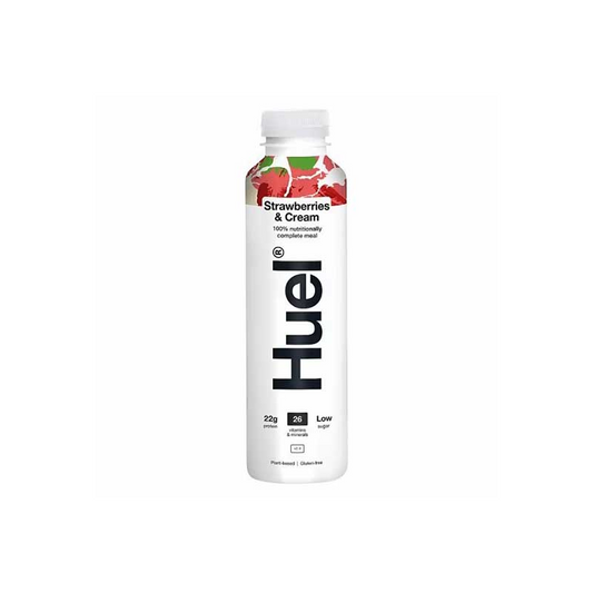 HUEL COMPLETE MEAL DRINK STRAWBERRY & CREAM 8X500ML