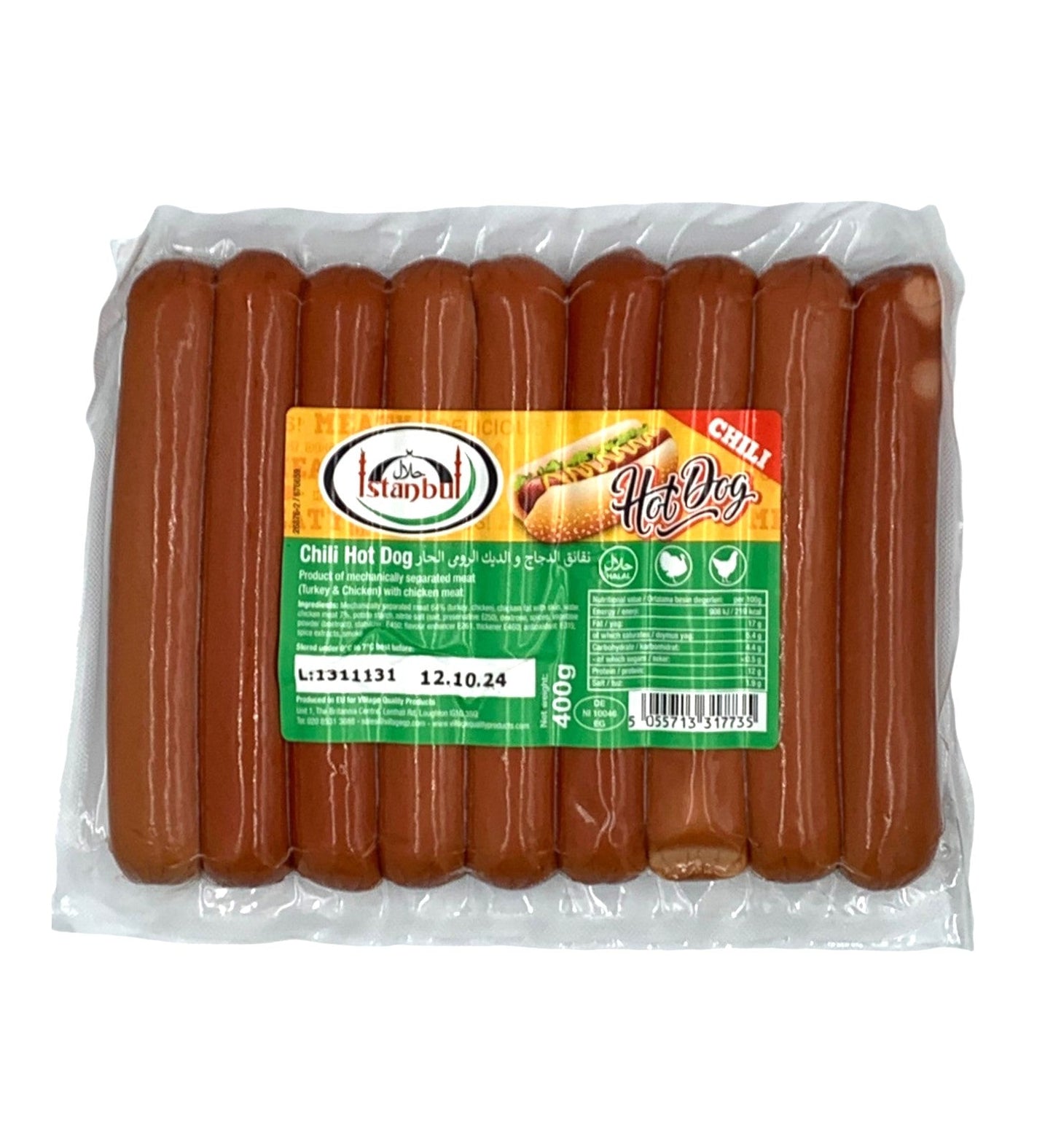 BM ISTANBUL HOTDOG CHILLI SOSIS 400G PM 3.19 (12)