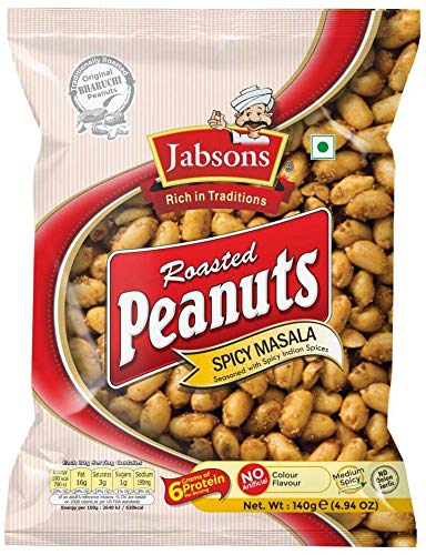 JABSONS PEANUTS SPICY MASALA 140G