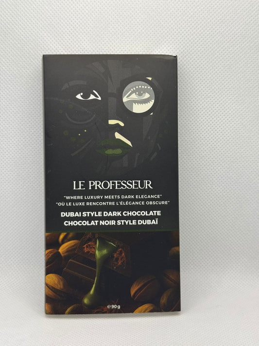 LE PROFESSEUR PISTACHIO KUNAFA DARK CHOC 12X90G