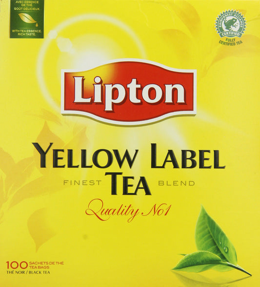 LIPTON YELLOW LABLE TEA BAGS (100 BAGS)