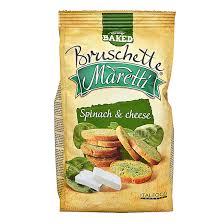 BRUSCHETTE SPINACH & CHEESE 15X70G