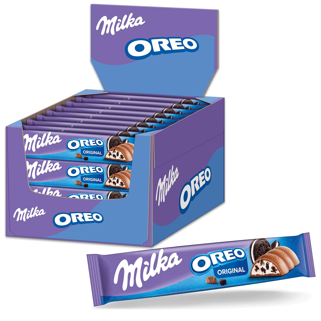 MILKA OREO BARS ORIGINAL 36X37G