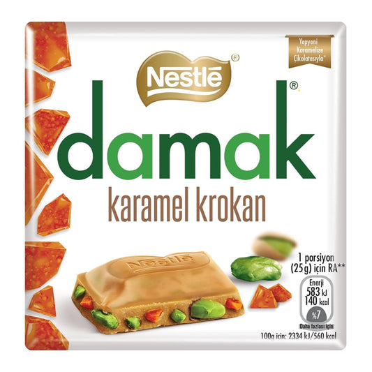 NESTLE DAMAK CARAMEL CROCAN WITH PISTACHIO 6x60g