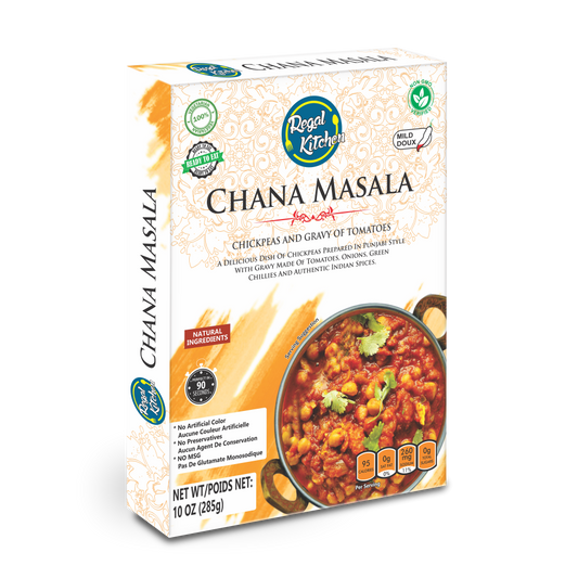 REGAL KITCHEN READY MEAL CHANA MASALA 285G X 10