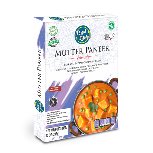 REGAL KITCHEN READY MEAL MUTTER PANEER 285G X 10